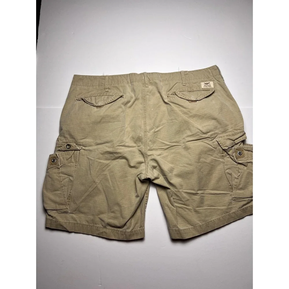 Polo Ralph Lauren Cargo Shorts Mens 38 Tan Ripstop Utility Classic Fit